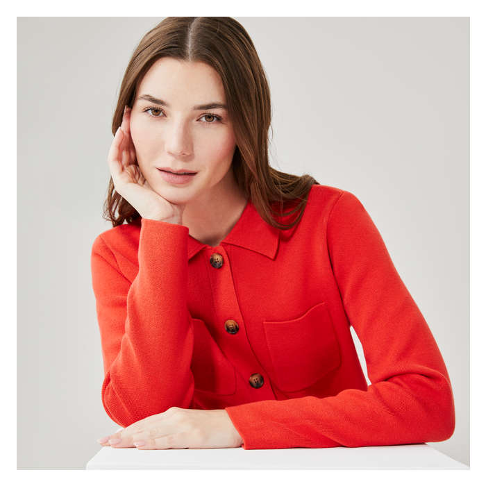 Women's Crop Shacket